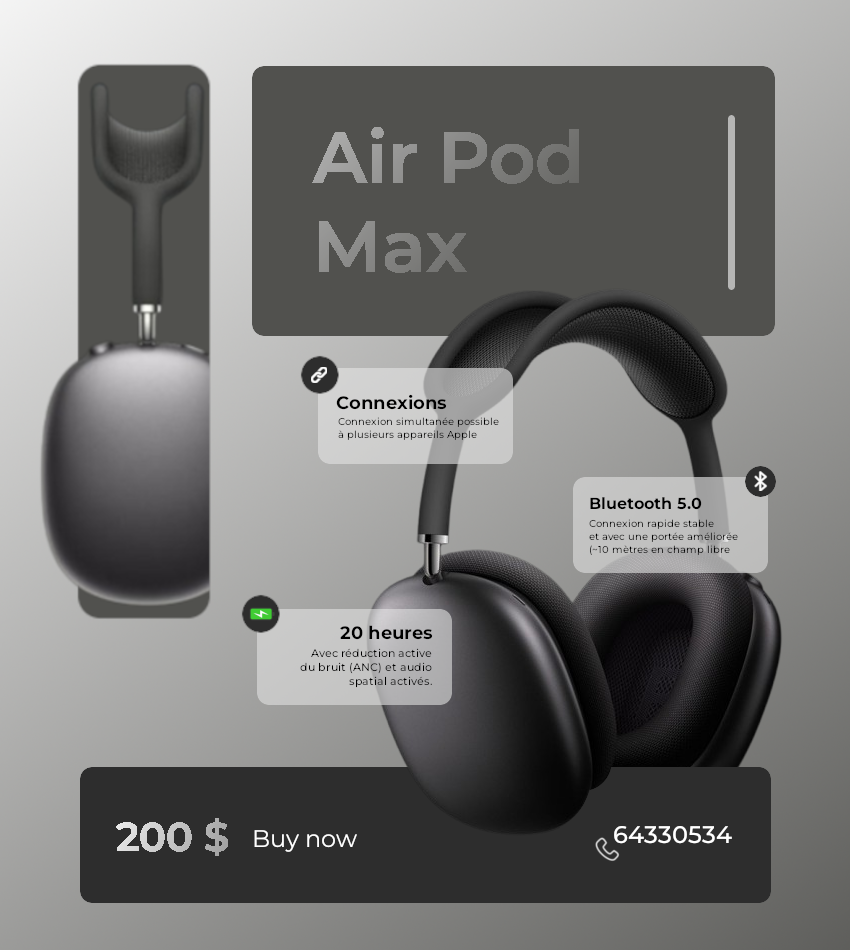 Affiche AirPodMax